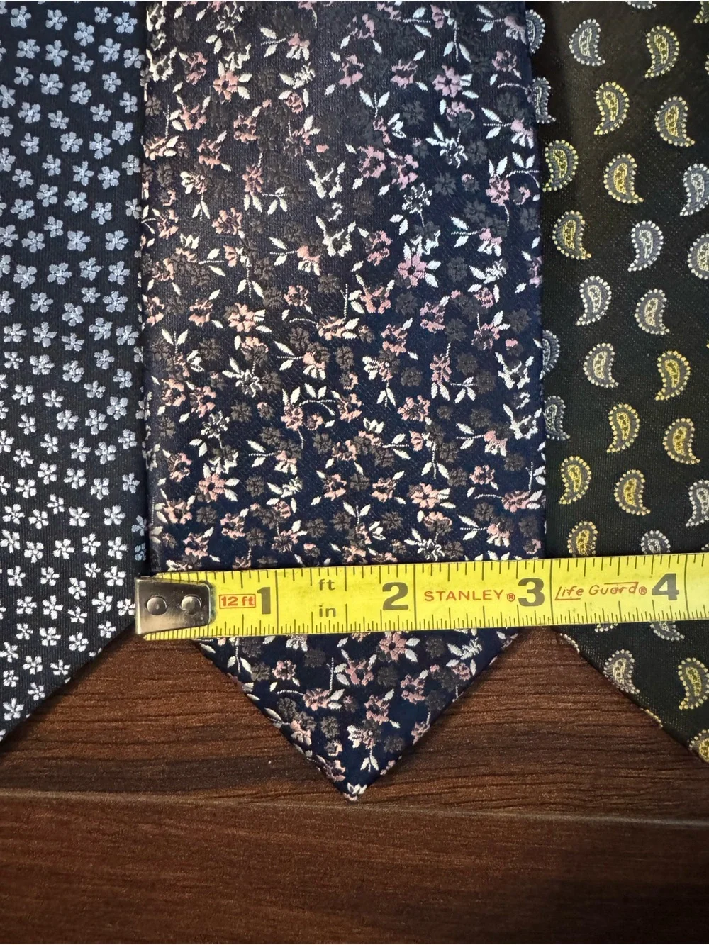 BERGAMO New York and Banana Republic Black, Navy, Paisley and Floral Ties